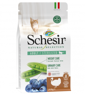 Schesir Cat - Natural Selection - No Grain - Sterilizzato - Tacchino - 1.4 kg 