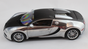 Bugatti Veyron 16.4 Pur Sang Black Aluminium Cating 1/18 Autoart 