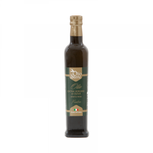 Olio EVO Frantoio 500ml 2021/22- Olio extravergine di oliva Italiano cultivar Frantoio Sante in bottiglia da 500 ml - 