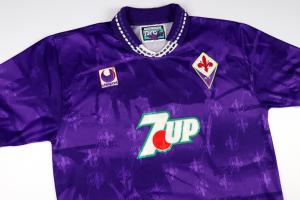 1993-94 Fiorentina Maglia Match Worn #6 XL (Top)