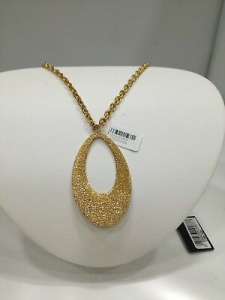 Collana donna Zoppini color oro con ciondolo glitterato  Q1625_0006 