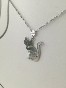 Collana in argento 925 Artlinea Pets con gatto 