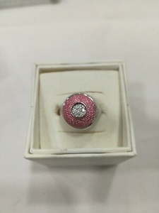 Anello donna Osa cod. 9808  rosa con strass misura 16/17