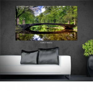 Forest bridge - Stampa digitale su Plexiglass® misure 100x150 cm / 100x180 cm