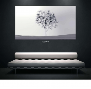 Solitary - Stampa digitale su Plexiglass® di un albero, misure 100x150 cm / 100x180 cm