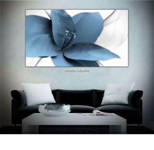 Modern flowers - Stampa digitale su Plexiglass®, misure 100x150 cm / 100x180 cm