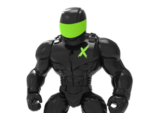 Mighty Maniax action figure: MUTANT SOLDIER by Rocom Toys