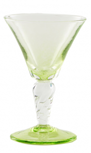 Coppa vetro verde limone (12pz)