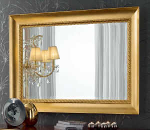 Specchiera foglia oro 'fresco classico'