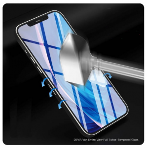 Pellicola in vetro temperato full screen iPhone 12/ 12 Pro / 12 Pro Max / 12 mini