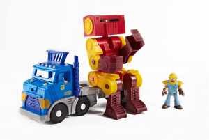 Fisher Price - Imaginext Camion con Rimorchio e Robot