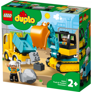 LEGO Duplo 10931 - Camion e Scavatrice Cingolata