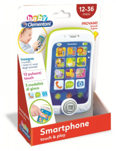Baby Clementoni - Smartphone Touch & Play Giocattolo