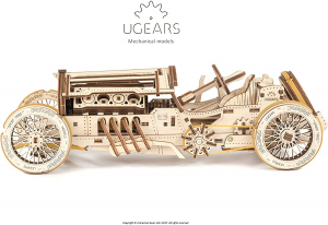 Ugears - Grand Prix Auto Modello in Legno 3D