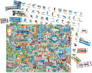 Headu - Easy English 100 Words City Puzzle
