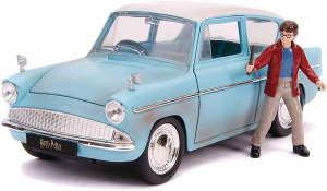 Jada Toys - Modellino Auto Ford Anglia con Personaggio Harry Potter Scala 1:24