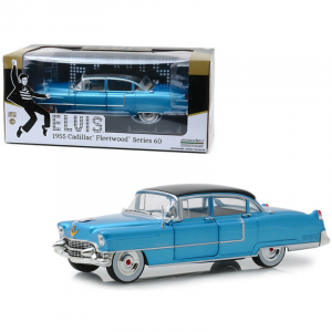 Greenlight - Cadillac Fleetwood Blu 1955 di Elvis Presley Scala 1:24