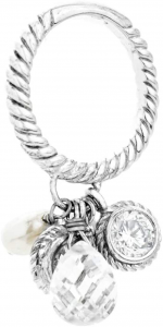 Anello donna Guess. Charms, Silver.