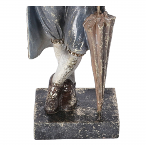 Statua Coniglio Orologio in resina