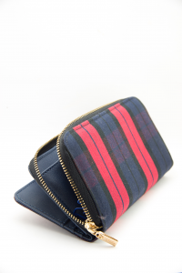 Portafoglio scozzese rosso e blu | Vendita online Portafogli donna
