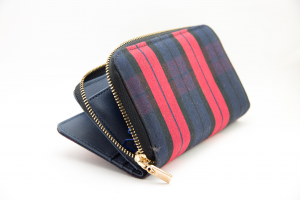 Plaid wallet red and blue | Online sale Women's wallets