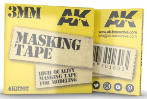 AK INTERACTIVE AK-8202 Masking Tape 3 mm