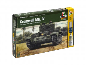 1/56 Cromwell MK.IV nuovo stampo include colla colore e pennello