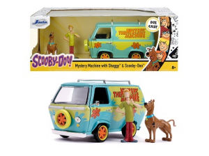Scooby-Doo Mystery Machine in scala 1:24 die-cast con personaggi di Scooby e Shaggy