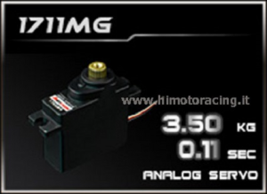 Servo analogico 3.5Kg High Speed Power HD-1711MG con ingranaggi in metallo