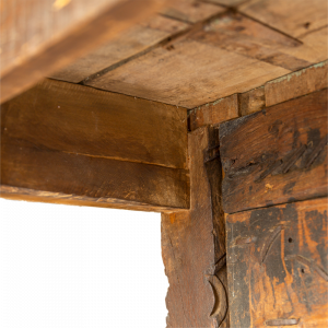 Consolle in legno di teak con portale