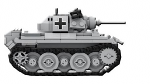 WW2 Blocks: Panzer II (Panzerkampfwagen II Sd.Kfz. 121) 