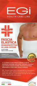 Panciera elastica unisex in lana-cotone EGI