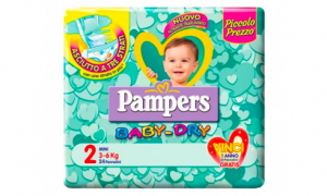 Pampers Baby Dry Mini 2 (3-6 kg) 24 pezzi