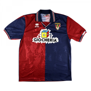 1995-96 Genoa Maglia Match Worn #5 Galante Home L 
