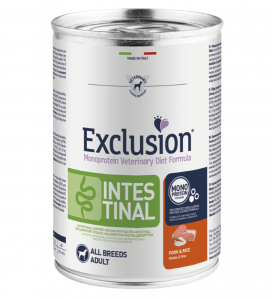 Exclusion - Veterinary Diet Canine - Intestinal - 400g x 12 lattine