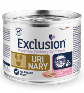 Exclusion - Veterinary Diet Canine - Urinary - 200g x 12 lattine		
