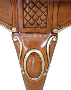 Tisch rund venezianischen Stil aus Holz