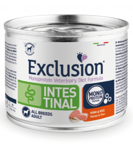 Exclusion - Veterinary Diet Canine - Intestinal - 200g x 12 lattine			