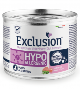 Exclusion - Veterinary Diet Canine - Hypoallergenic - Puppy - Maiale e Piselli - 200gr