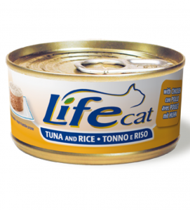 Life Cat - Tonno & Riso - 170g x 6 lattine