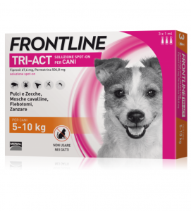 Frontline - TriAct - Da 5 a 10 kg - 3 pipette
