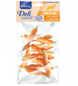 LifeDog - Deli Snack - Ministick con Carne Essiccata - 100gr