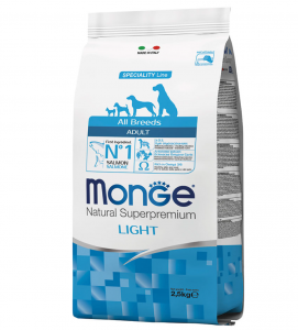 Monge - Natural Superpremium - All Breeds - Light - 2.5 kg