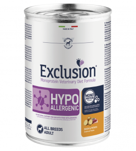 Exclusion - Veterinary Diet Canine - Hypoallergenic - 400g x 6 lattine
