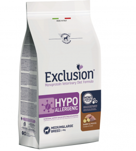 Exclusion - Veterinary Diet Canine - Hypoallergenic - Medium/Large - 12kg