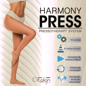 Pressoterapia PostQuam Harmony Press 16 Canali - Abito regolabile in 3 Taglie 
