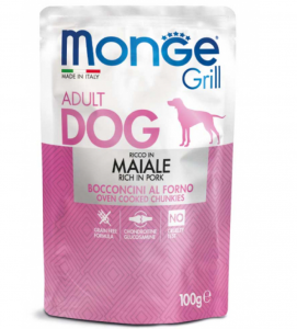 Monge Dog - Grill - Adult - Bocconcini - 100gr x 24 buste