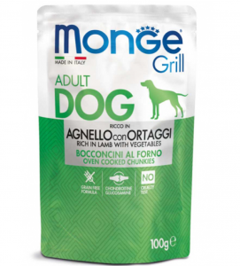 Monge Dog - Grill - Adult - Bocconcini - 100gr x 24 buste