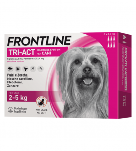 Frontline - TriAct - Da 2 a 5 kg - 6 pipette 