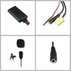 Ricevitore Adattatore Aux Bluetooth Per Autoradio Blaupunkt e Microfono Vivavoce